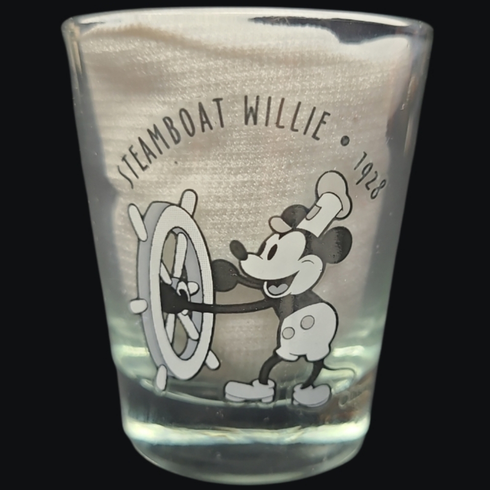 3 VINTAGE DISNEY MICKEY MOUSE SHOT GLASSES - Picture 4 of 6